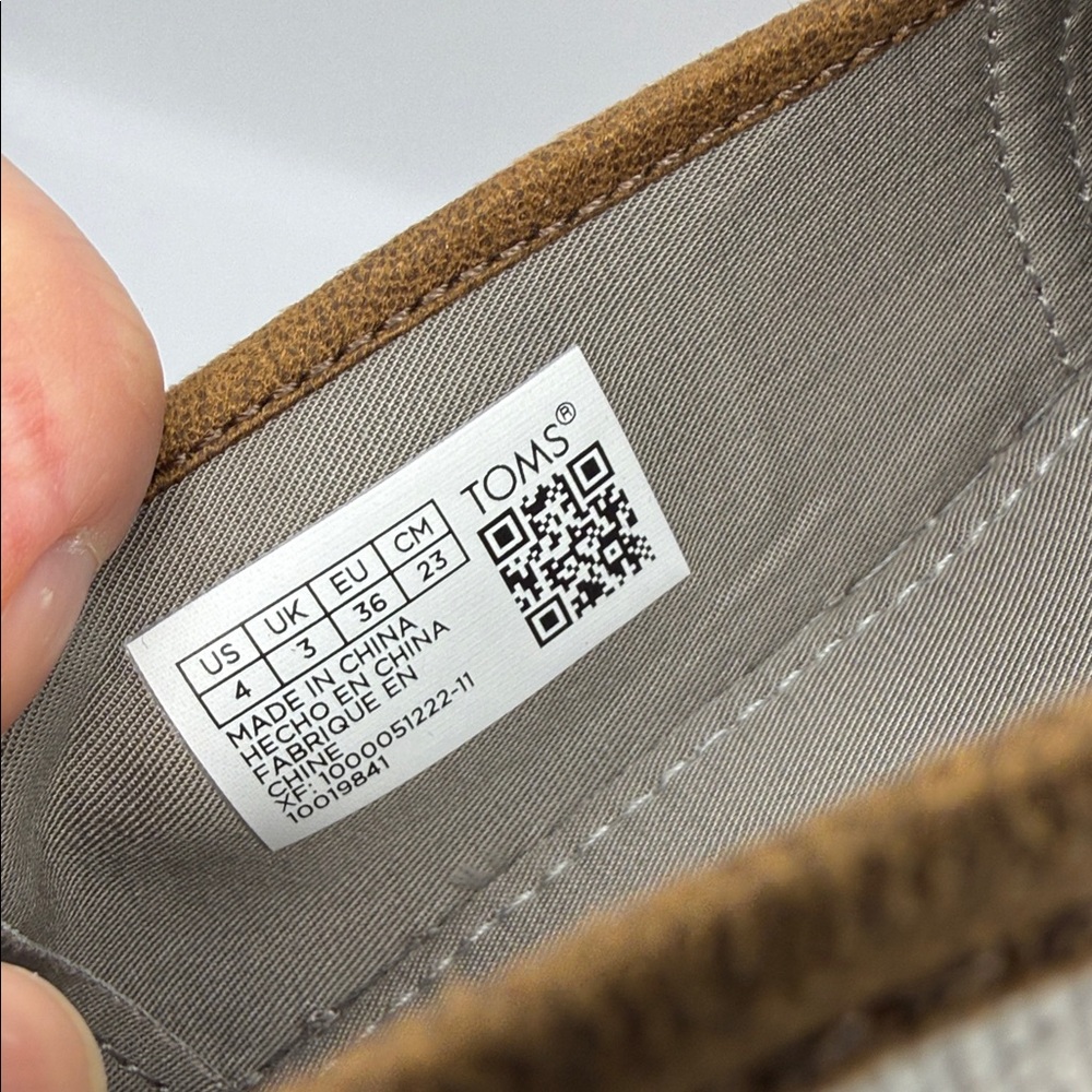 TOMS Gray Slip-On Loafers - Picture 6 of 8